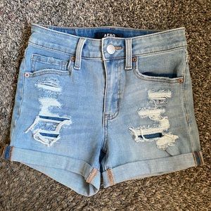 Aeropostale Jean Shorts High Rise Midi Size 2
